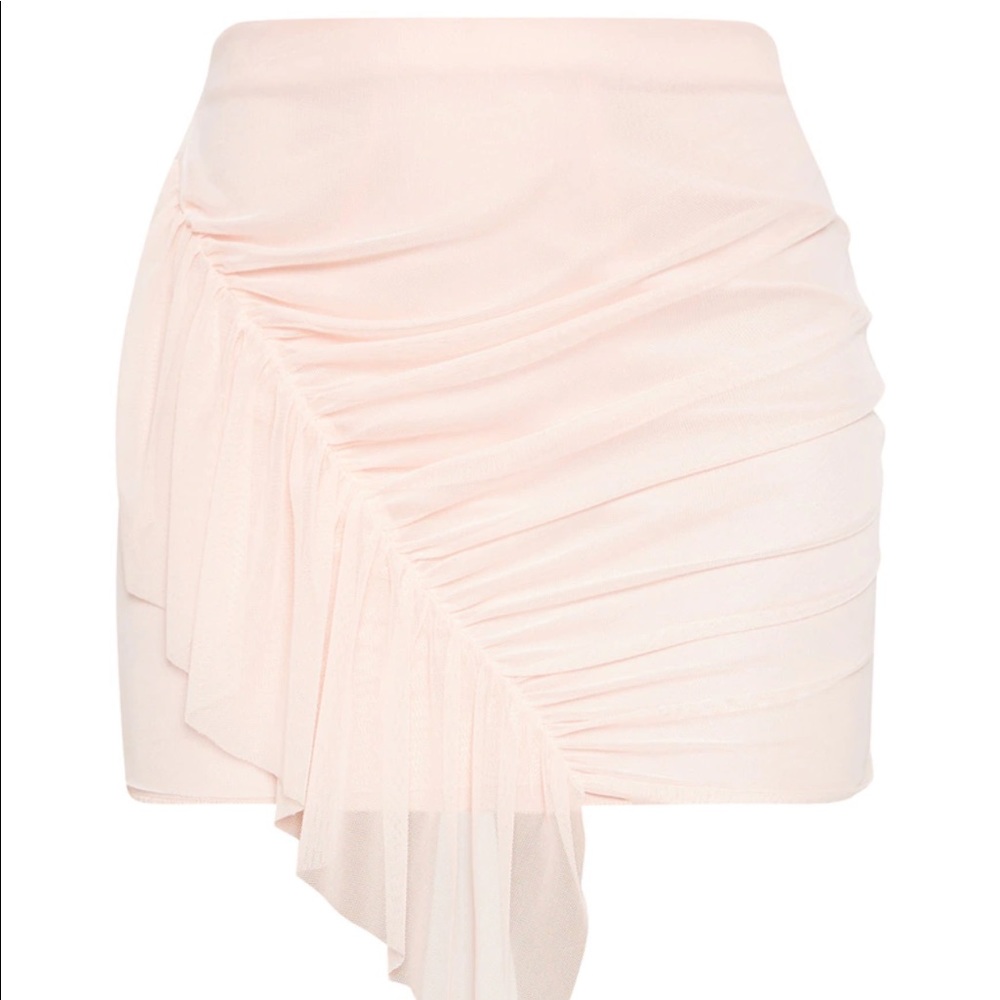 Pretty Little Thing blush skirt